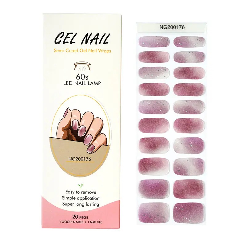 Semi-Cured Gel Nail Wraps NG200176