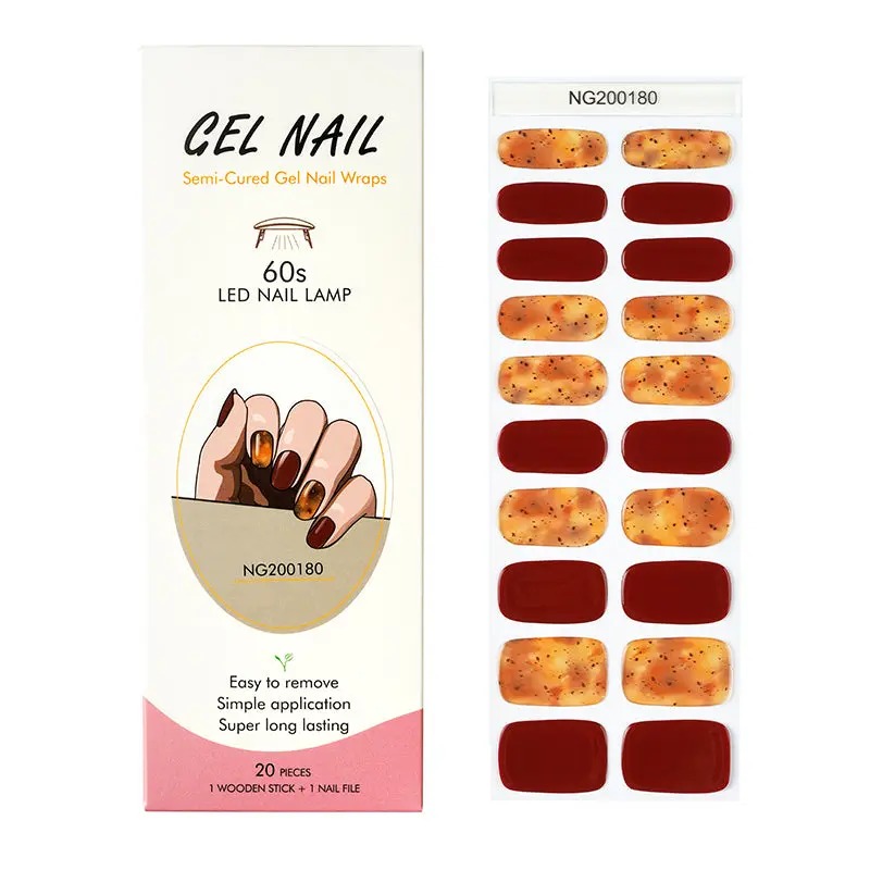 Semi-Cured Gel Nail Wraps NG200180