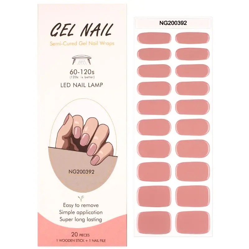 Semi-Cured Gel Nail Wraps NG200392
