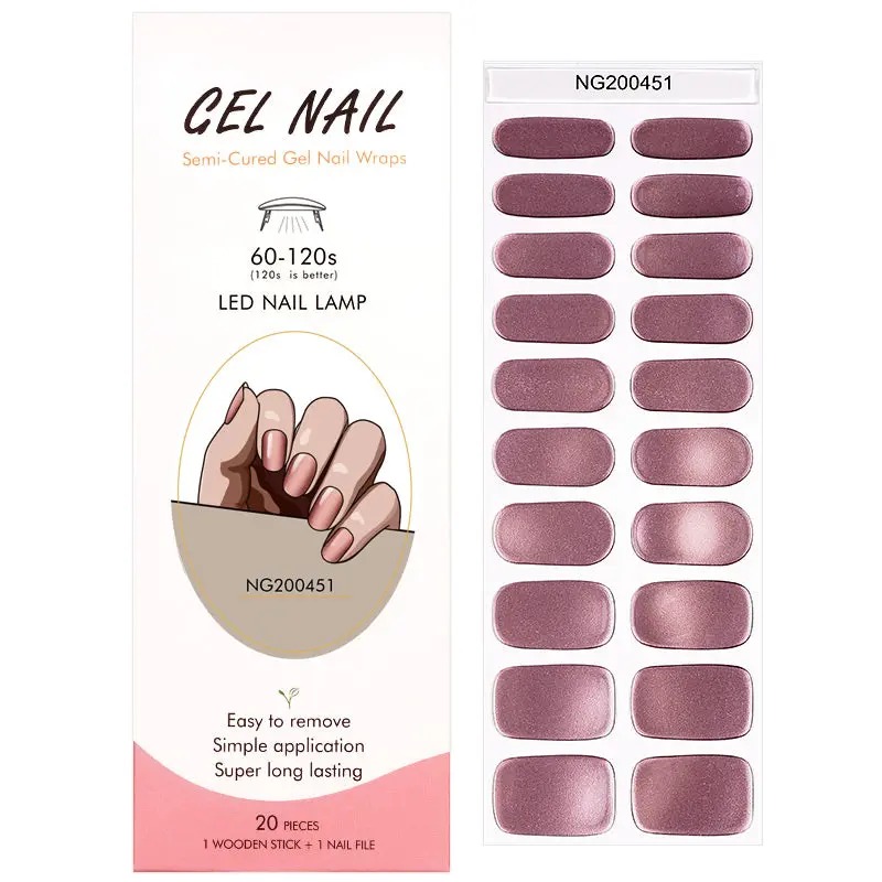 Semi-Cured Gel Nail Wraps NG200451