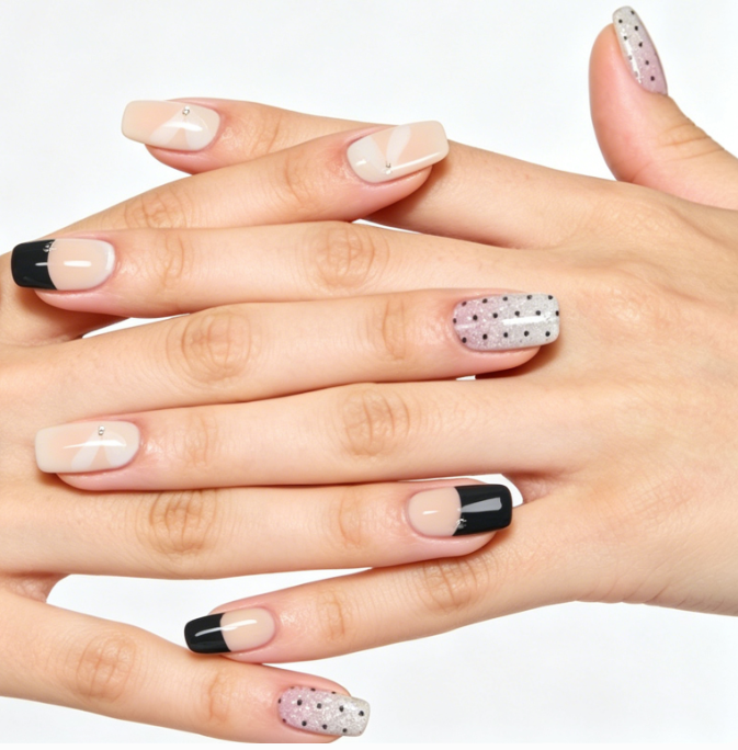 I&Ruh UV/LED Curing Gel Nail Wraps | Waterproof Solid Color Gel Nail Stickers for DIY Manicure - Image 4